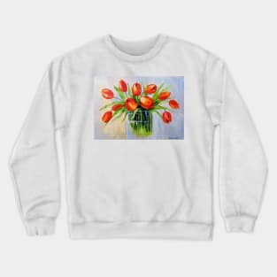 Bouquet of tulips Crewneck Sweatshirt